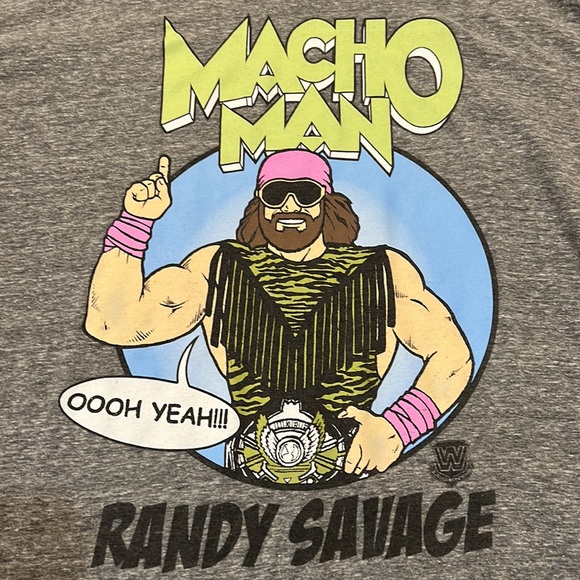 VINTAGE WWE RANDY MACHO MAN SAVAGE TEE - Picture 2 of 3